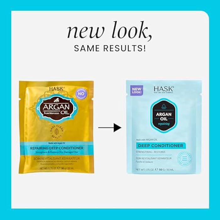 Hask Argan Oil Intense Deep Conditioning Hair Treatment, 50 G - Image 2